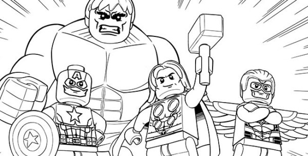 Hulk Capitao America Thor e Falcao