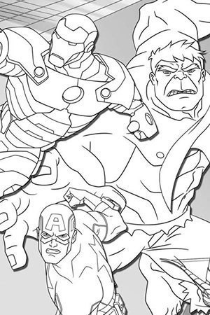 Capitao America Homem de Ferro e Hulk