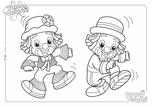 33 desenhos do Patati Patatá para colorir IMPRIMA GRÁTIS