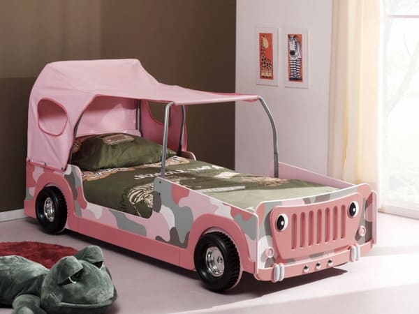 cama safari de carro
