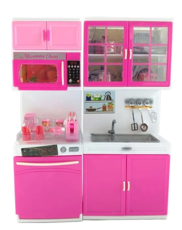 6 brinquedo cozinha rosa