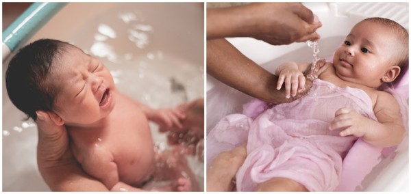 9 banho calmante para bebe