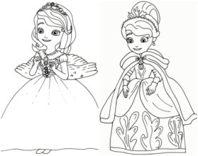 Desenhos Da Princesa Sofia Para Colorir E Imprimir