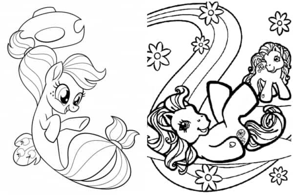 50 desenhos gratis para imprimir My Little Pony