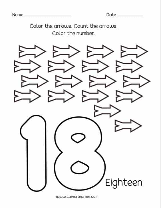 números para colorir