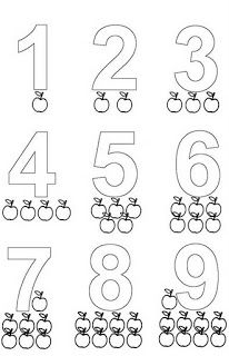 números para imprimir e colorir 