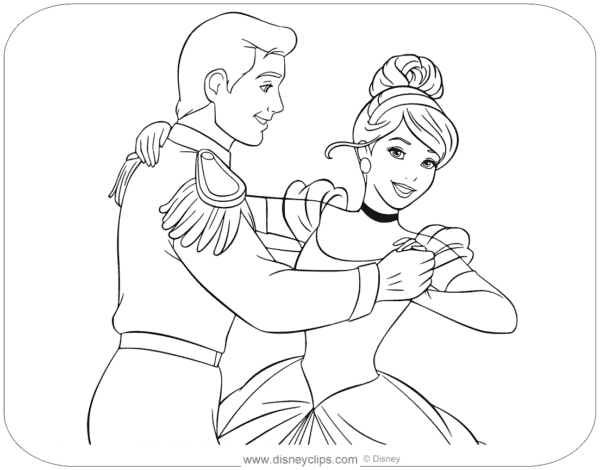 32 atividade Cinderela e Principe Disney Clip Art
