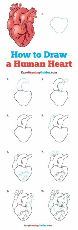 como desenhar um coração