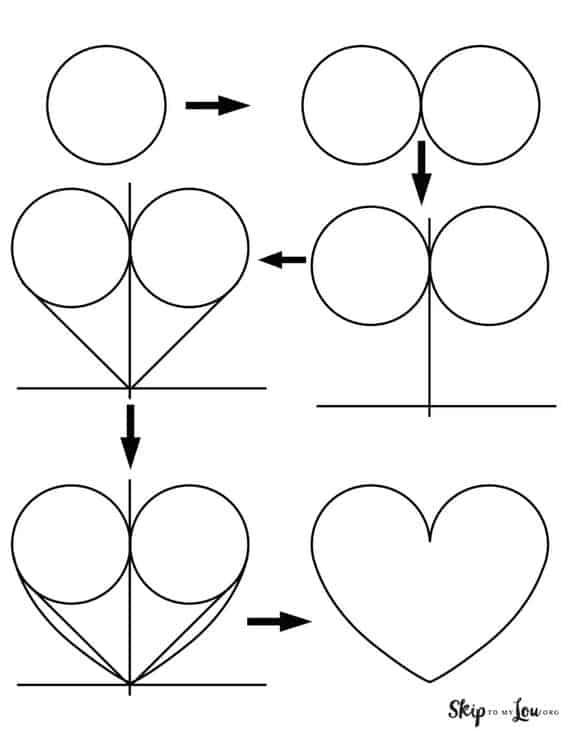 como desenhar um coração