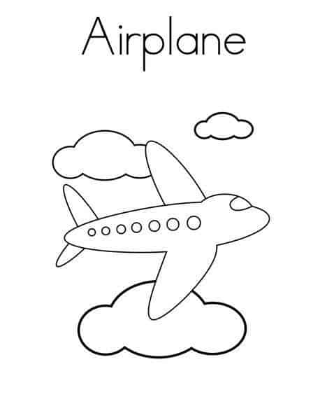 desenho de aviao