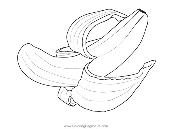43 atividade de banana descascada para imprimir ColoringPages101