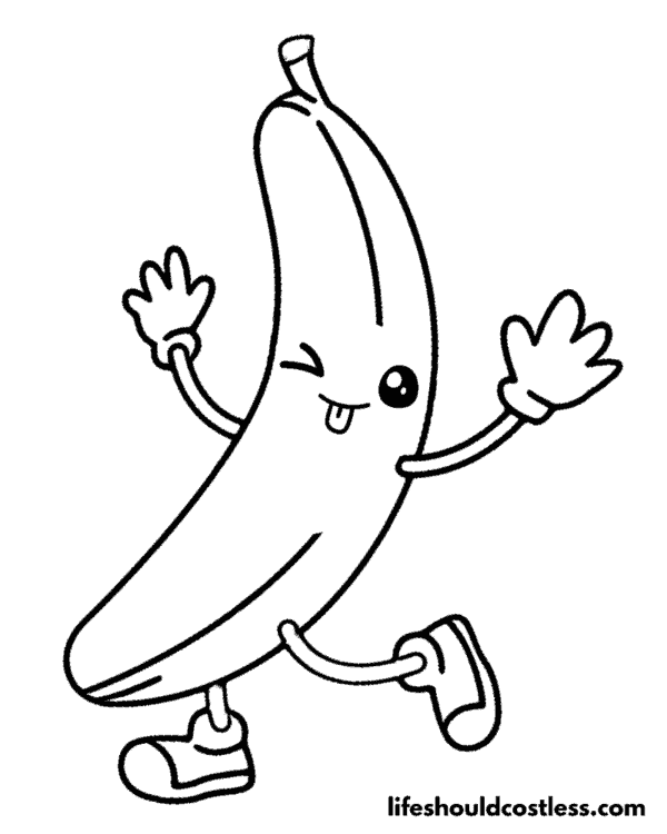 55 desenho cute de banana Life Should Cost Less
