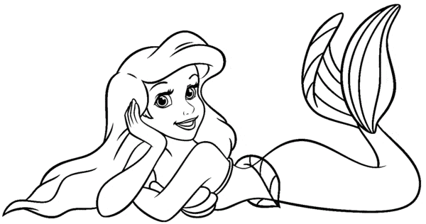 1 desenho Ariel para imprimir e colorir Get Coloring Pages