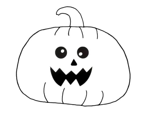 41 desenho simples de abobora de halloween para colorir A Crafty Life