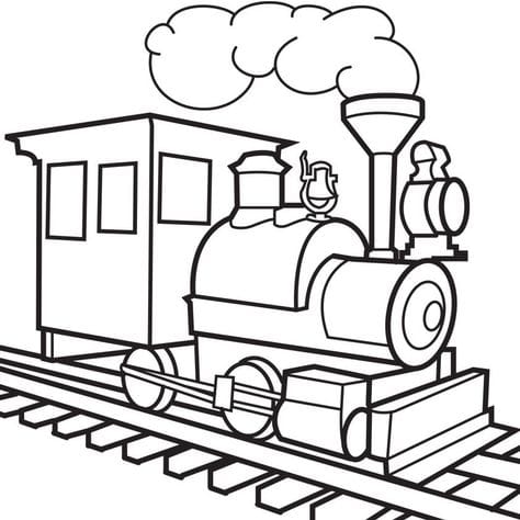 desenho de trem