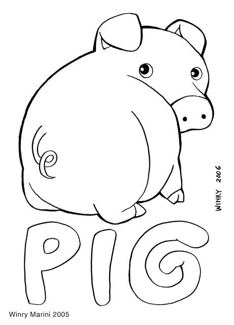 imagem de porco