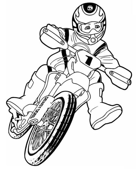 moto com atleta