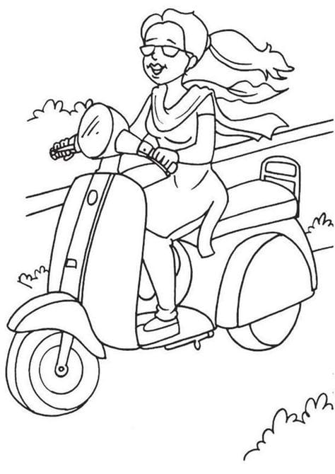 moto mulher
