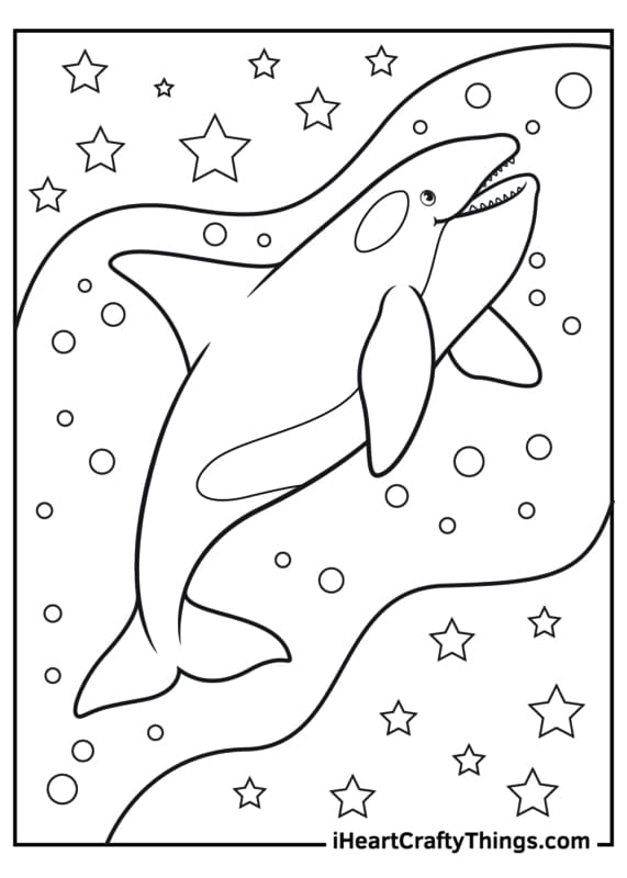 20 desenho baleia orca para imprimir I Heart Crafty Things