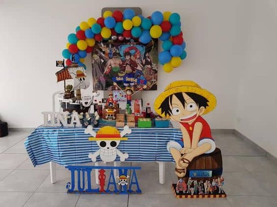 9 festa simples One Piece menina Pinterest