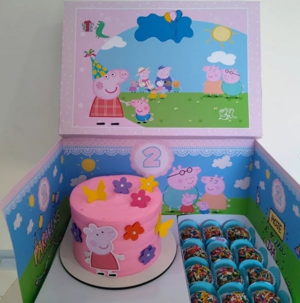 32 festa na caixa infantil Peppa Pig @docellia