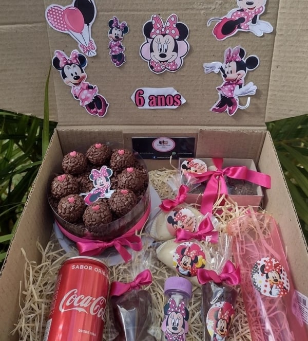 40 festa na caixa infantil Minnie rosa @ pimentadoce