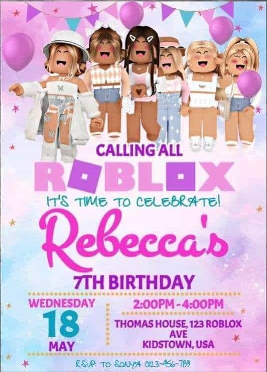 convite Roblox