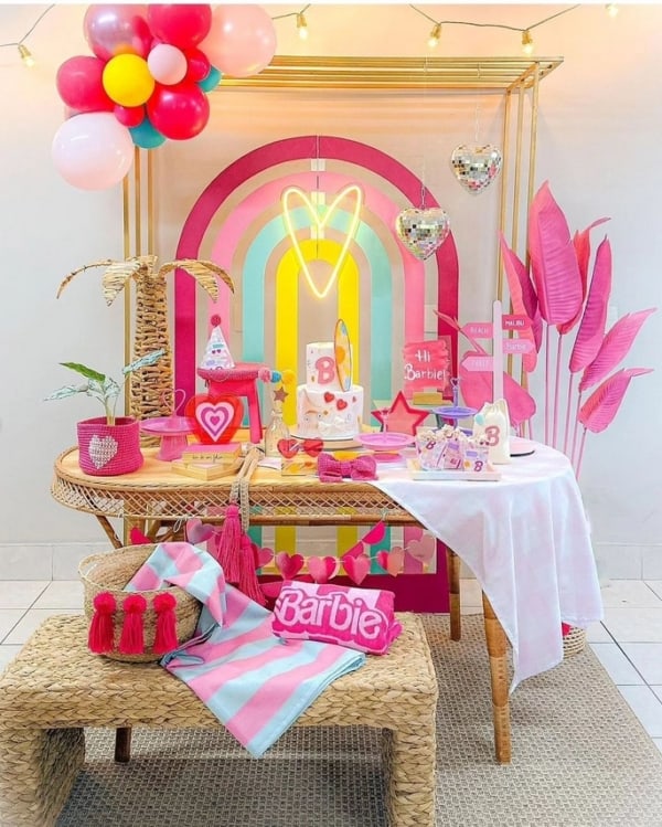15 decoração criativa Barbie @garimpedecore