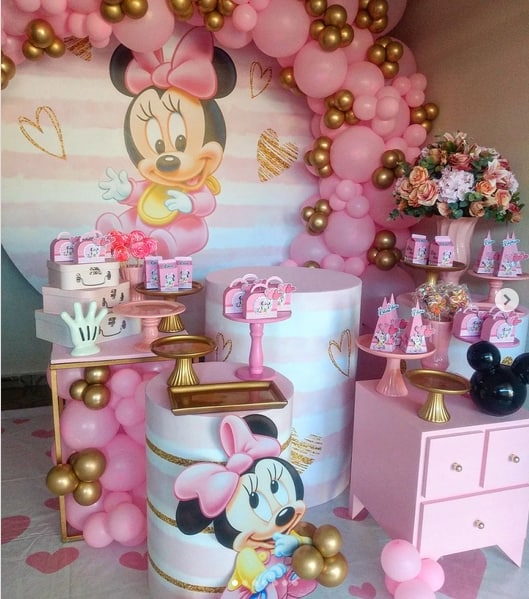 22 decoração Minnie baby @happyfestascriativas