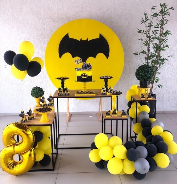 12 decoração cute mesversário Batman @simplifesta
