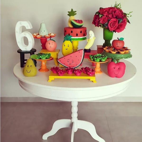 29 mesversário 6 meses decorado frutas @atelievanessar