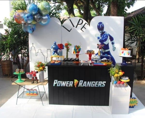 5 decoração Power Rangers festa @gastaldidecor