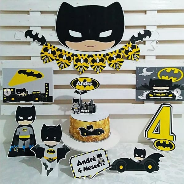 6 festa simples Batman @soumbolinhofestaearte