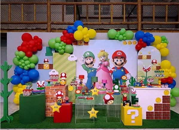 30 festa super Mario e Princesa Peach @magicdecoracoes