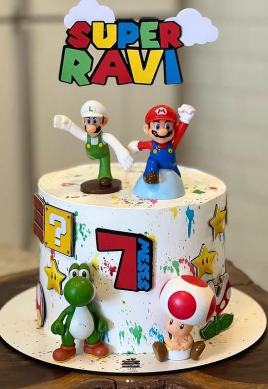 41 bolo colorido Super Mario Bros @duocakes ssa