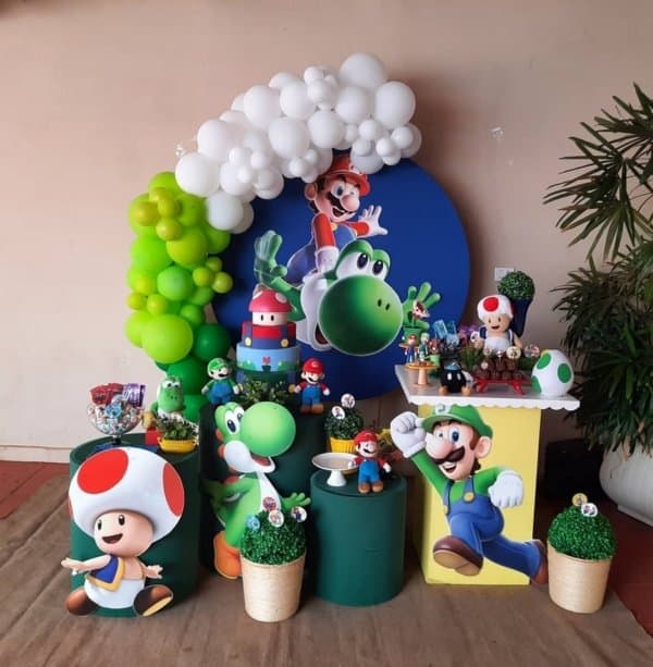 8 festa tema Super Mario Bros @josianecanhoto