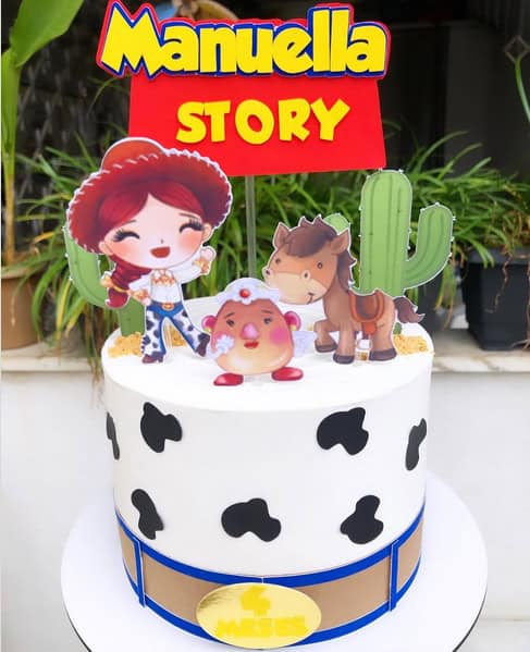 24 bolo decorado mesversário Toy Story @deliciasdajuvasconcelos