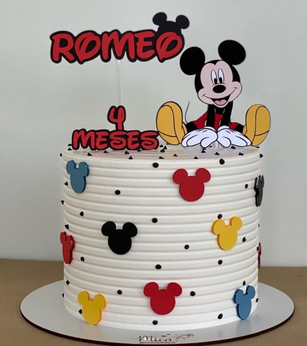 25 bolo mesversário Mickey @micaconfeitaria