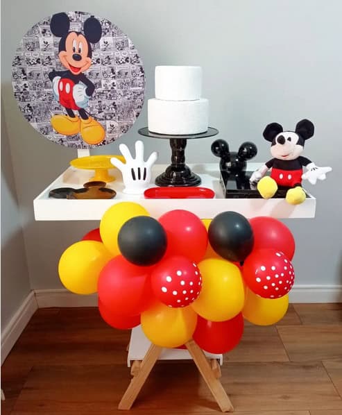 6 decoração de mesversário Mickey @pulodanika