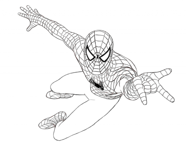 Simple Spiderman Drawing 1000 Ideas About How To Draw Spiderman On Pinterest How To Draw