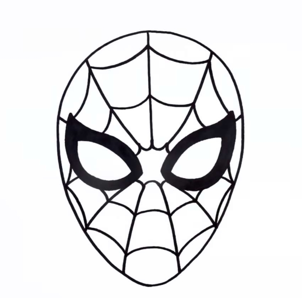 5 desenho simples Homem Aranha Pinterest