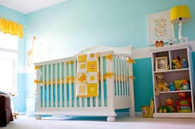 paleta de cores para quarto de bebê
