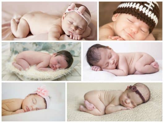 imagens de book de recém-nascido