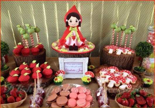 Bolo Chapeuzinho Vermelho Arte em Biscuit.  Festa infantil chapeuzinho  vermelho, Decoraçao chapeuzinho vermelho, Festa da chapeuzinho vermelho