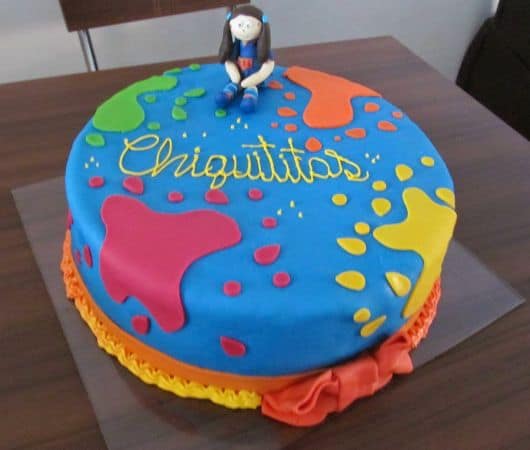 como fazer bolo de aniversário Chiquititas