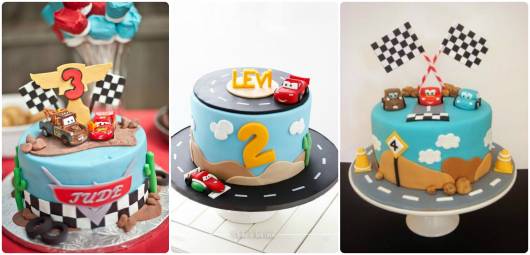 Bolo de aniversário tema carros - decoração 