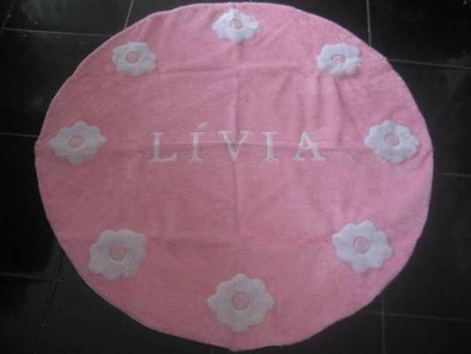 tapete personalizado rosas quarto de bebê