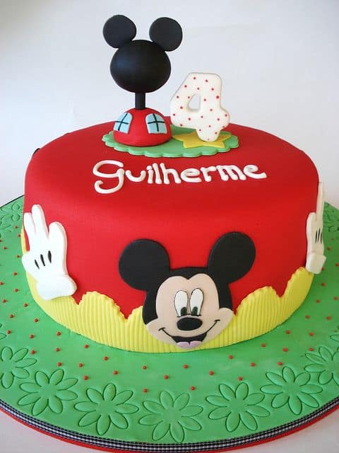 BOLO do MICKEY MOUSE: 50 Modelos e Como Fazer