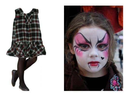 como fazer roupa halloween infantil  Maquiagem de vampiro infantil,  Maquiagem halloween, Fantasia de vampiro