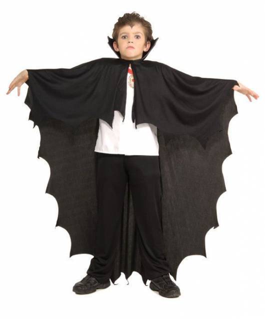 Fantasia Drácula Vampiro Halloween Infantil Barato + Capa